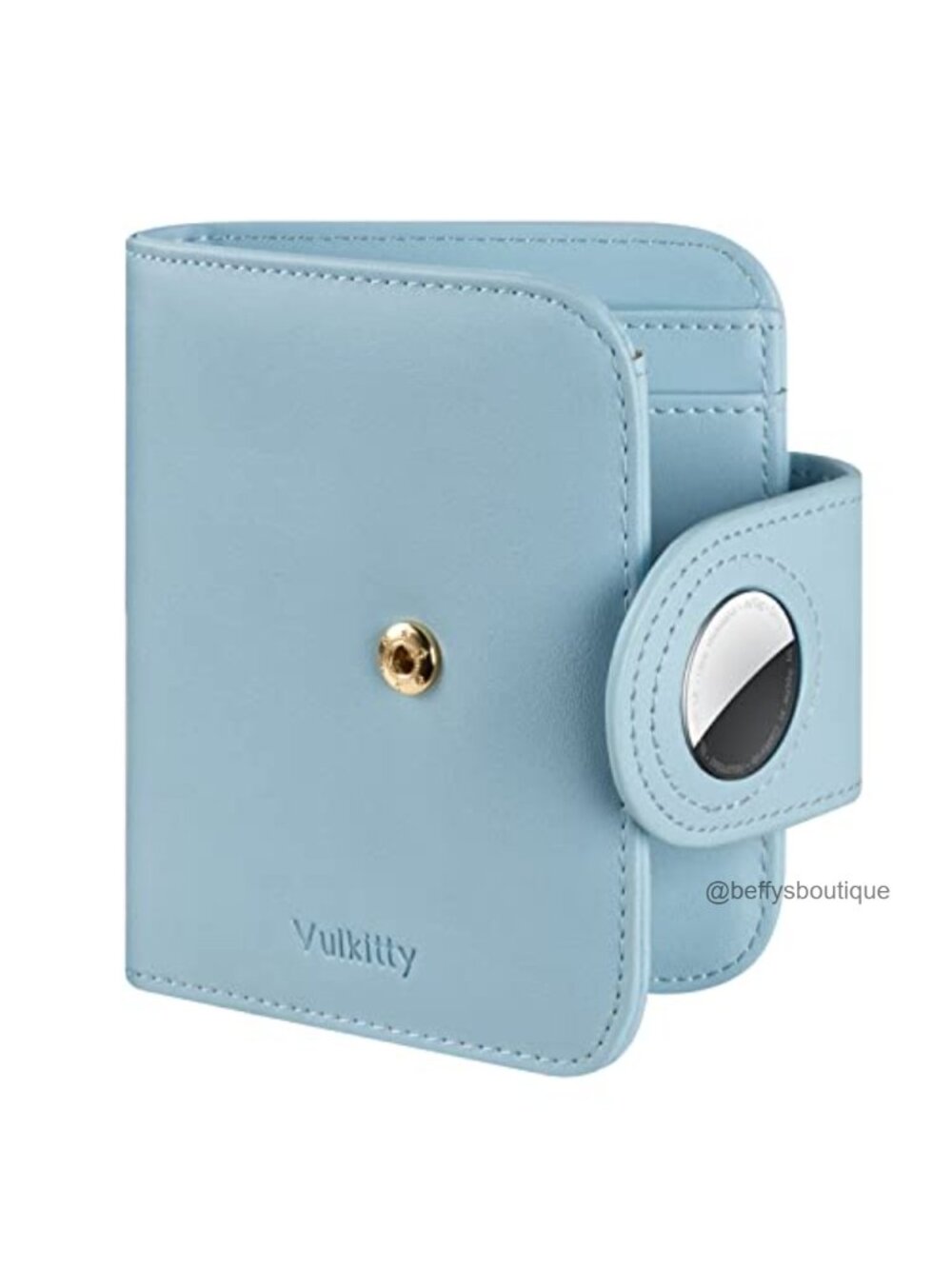 Vulkitty Napa Leather RFID Blocking Airtag Wallet